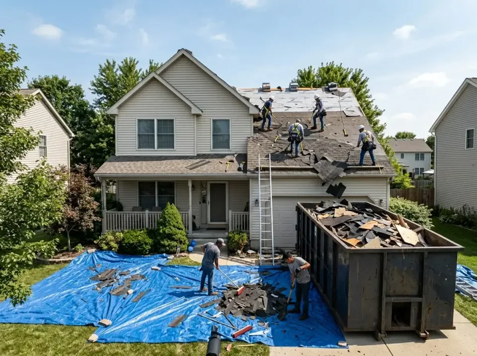 roof-replacement-debris-remova-004 — frequently asked questions, Cheapest Dumpster Rentals in Key Largo, FL